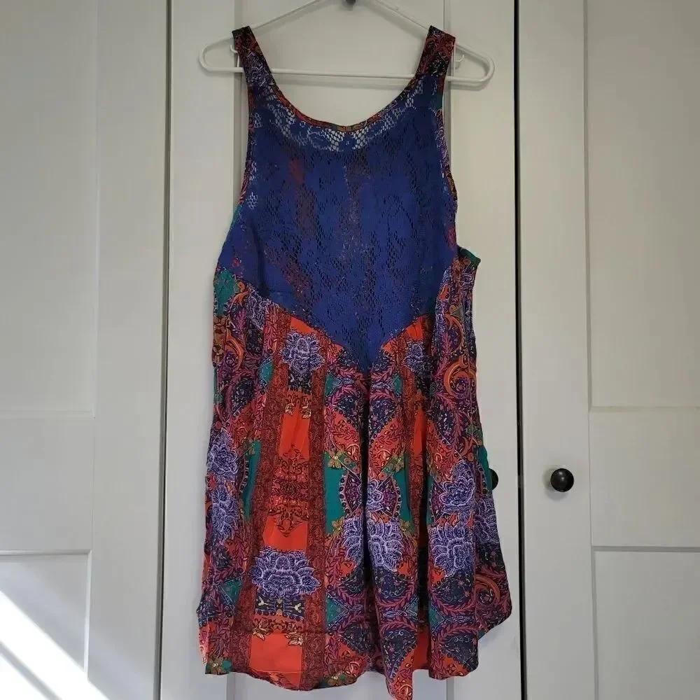 Free people count me in trapeze tunic top
